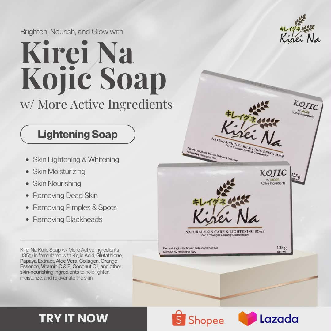 Kirei Na Kojic Soap with Active Ingredients
